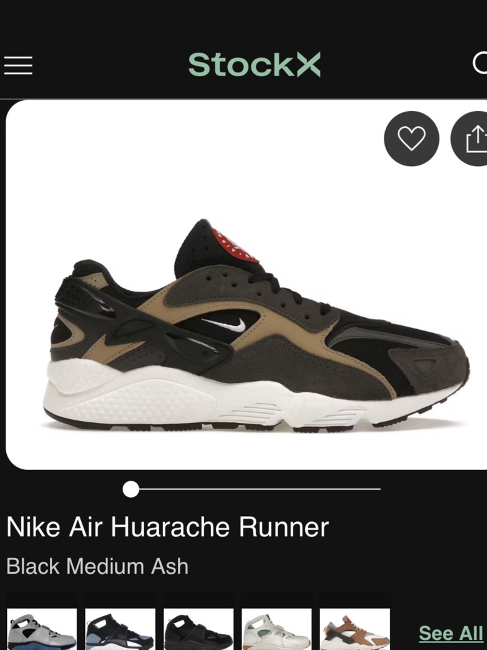 NIKE AIR HUARACHE RUNNER Mens 11